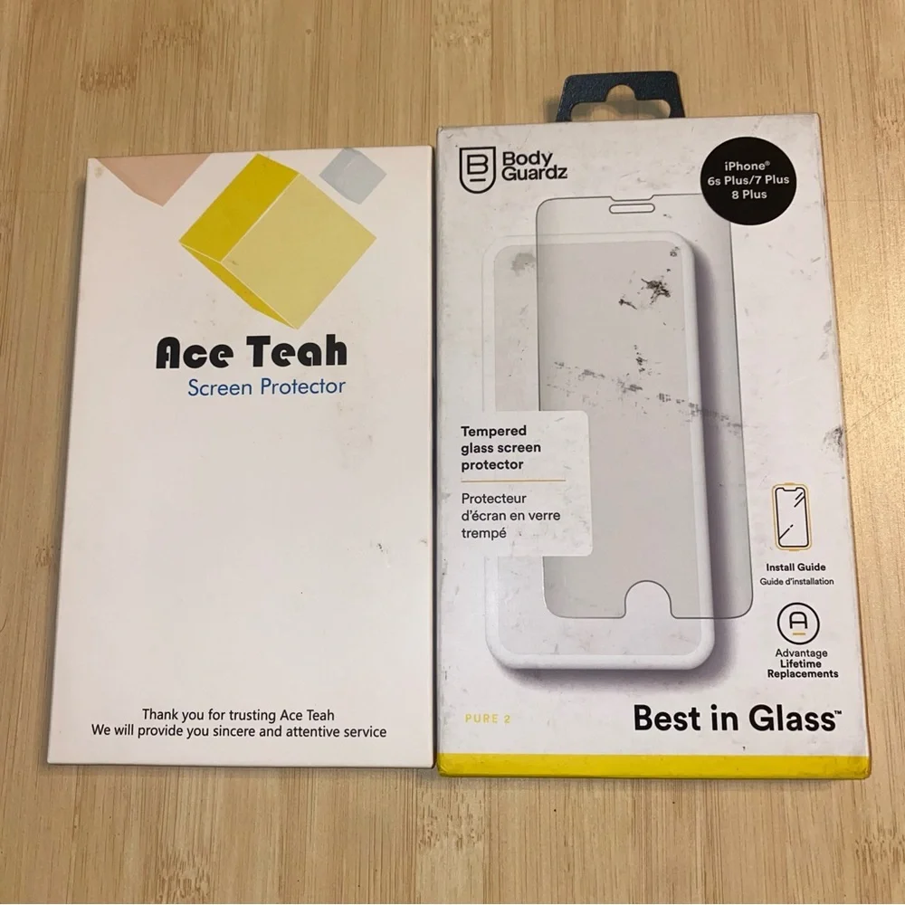 New iPhone 7 Plus screen protectors and case